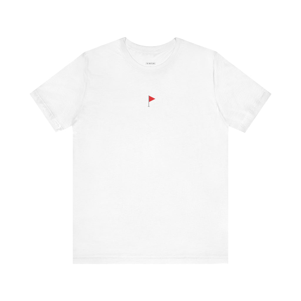 Minimalist "Tiny Flag" T-Shirt – Unisex Jersey Short Sleeve Tee