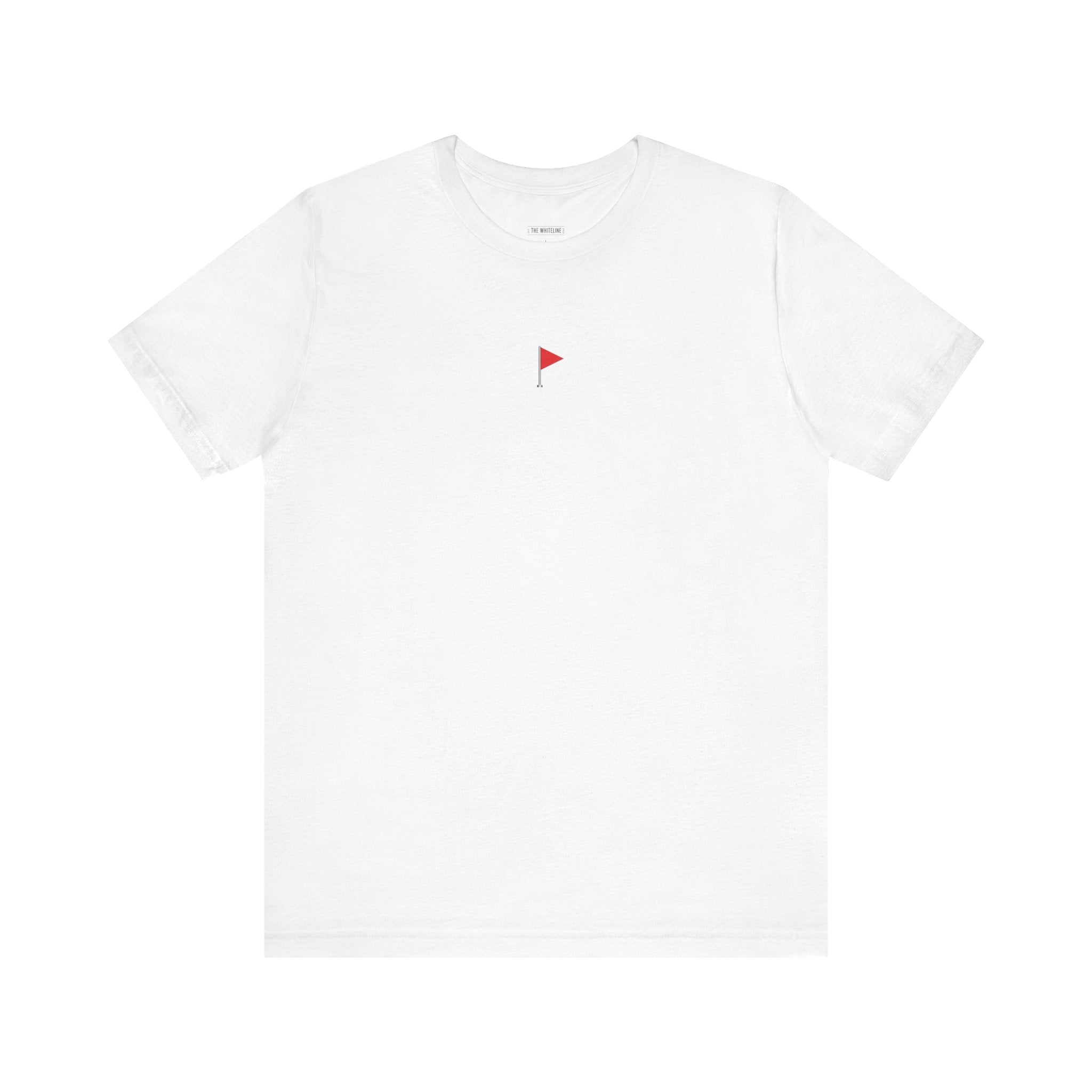Minimalist "Tiny Flag" T-Shirt – Unisex Jersey Short Sleeve Tee